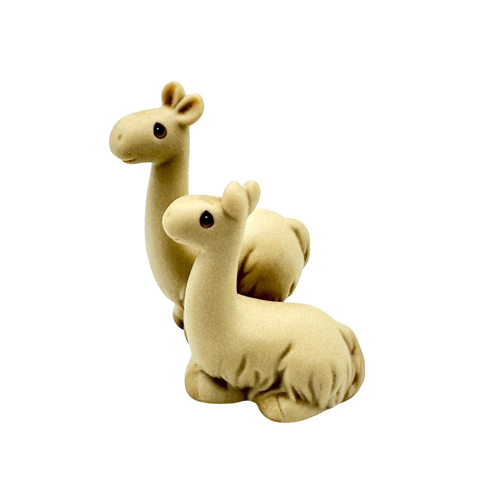 Precious Moments Llamas Porcelain Figurine 531375 Cream 1993 PMI Vintage Animal